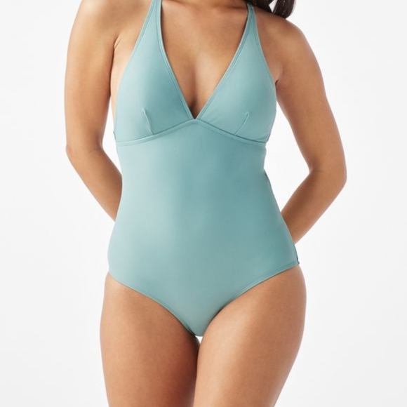 NWT JustFab Halter One-Piece, L - Picture 3 of 8